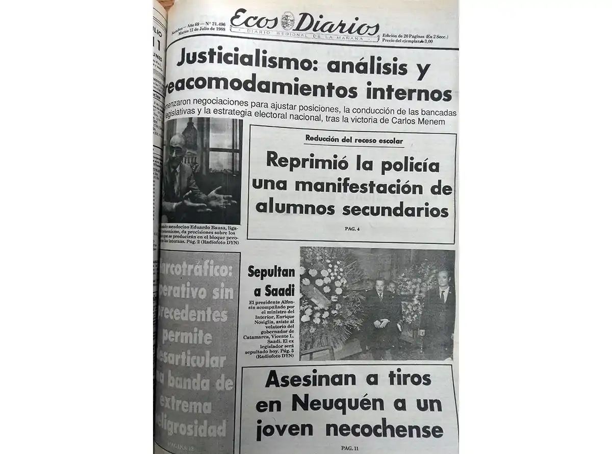 Martes 12 de julio de 1988