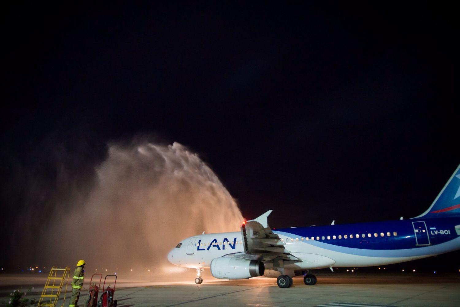 LATAM Argentina inauguró sus vuelos entre San Juan y Santiago de Chile