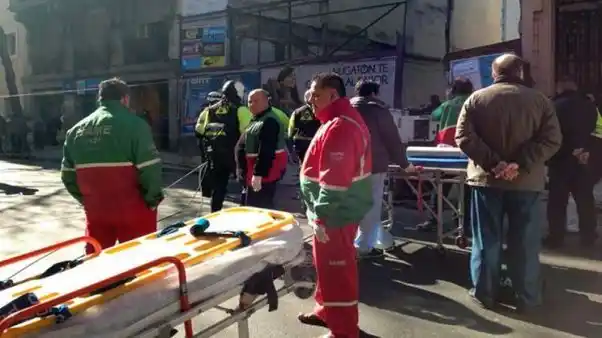 Derrumbe de una obra en Buenos Aires: al menos una persona atrapada