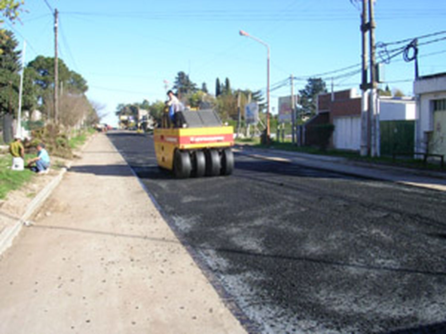 Finalizaron las primeras  obras de repavimentación