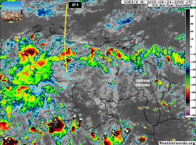 ONDA TROPICAL 9 pasa por Venezuela: persisten las lluvias en casi todo el país