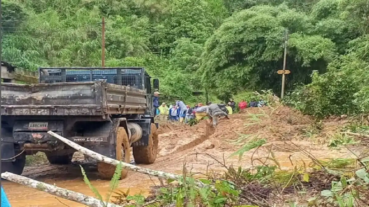 Reportan una persona desaparecida en TRUJILLO a causa de las lluvias  en los Andes