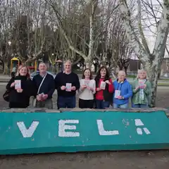 Previo a las elecciones, Marcos Nicolini recorrió Vela y Gardey