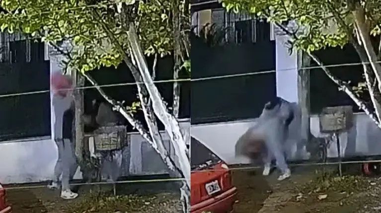Detuvieron a un hombre en Beccar por atacar brutalmente a su expareja en plena calle: tenía una perimetral