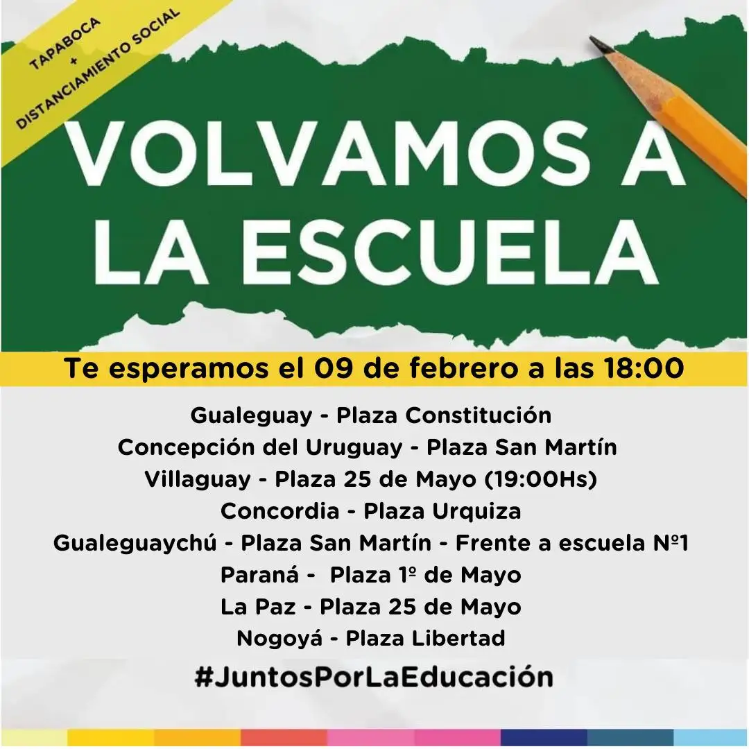 Entre Ríos Cambiemos también convoca a la Jornada Nacional de Clases Abiertas