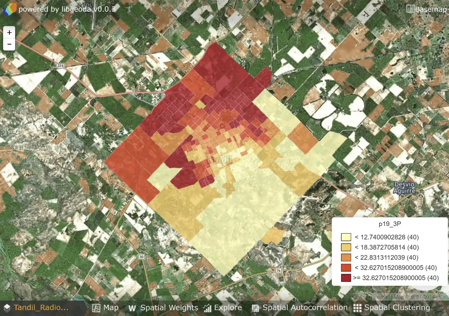 mapa obra social