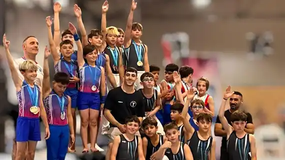 Ferro tuvo participación en el Nacional de gimnasia artística