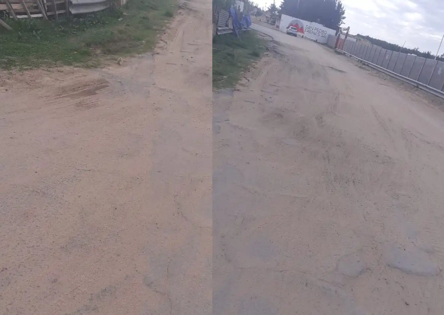 Calle 82: “Me resbalé por la arena”
