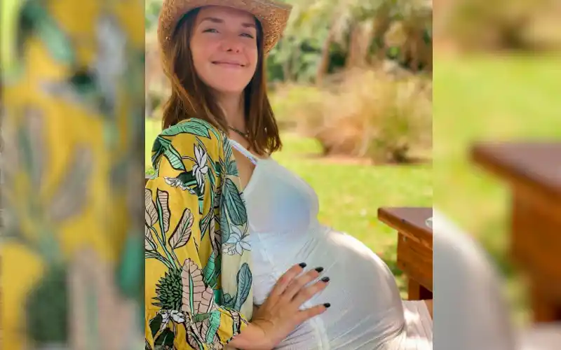 Julieta Nair Calvo posó con su “pancita” en Los Abraham