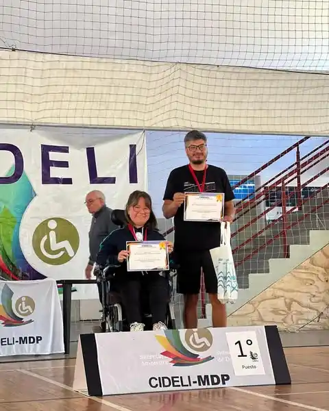 Stefanía Ferrando se consagró campeona nacional de Boccia en Mar del Plata