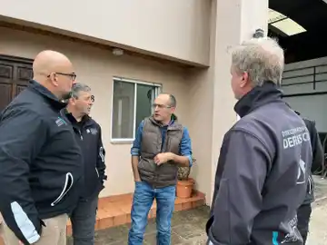 Pisano confirmó que el temporal en Urdampilleta fue un tornado y destacó la asistencia del Gobierno provincial