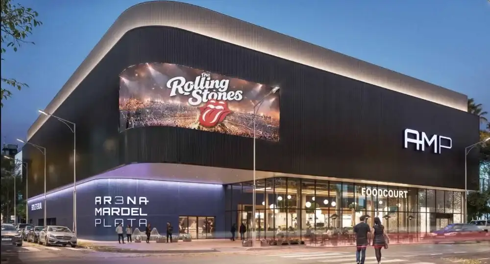 El Arena Mar del Plata, un espacio cultural con una capacidad máxima de cuatro mil espectadores.