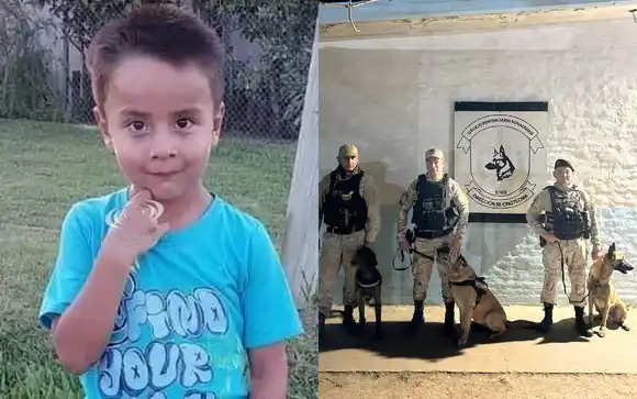 Búsqueda de Loan: Canes especializados del Servicio Penitenciario Bonaerense se sumaron al operativo