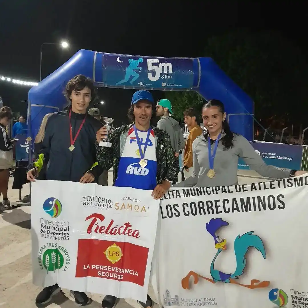 Segundo puesto para Sanguinetti en “Las 5 Millas” de Madariaga