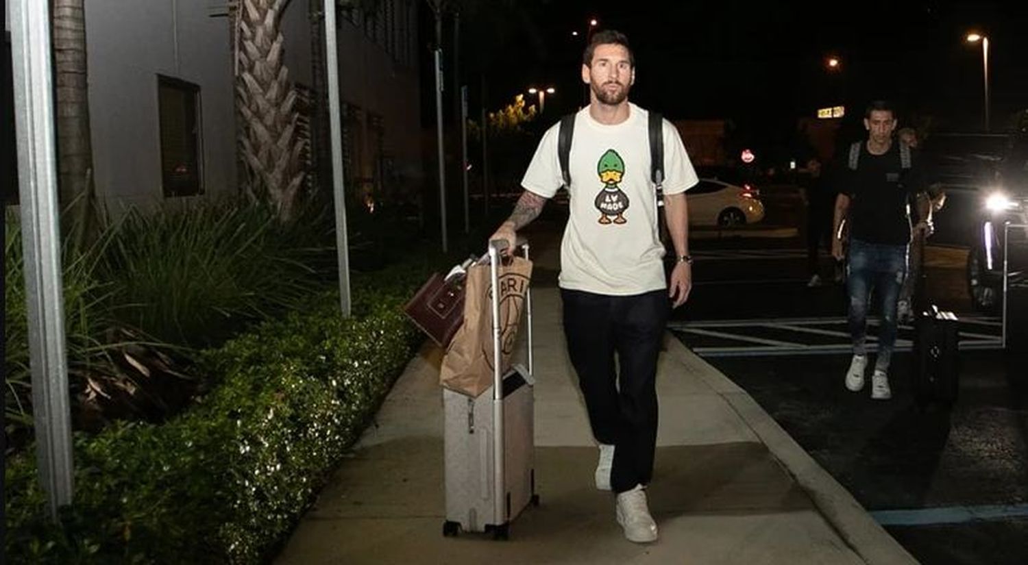 Los detalles de la remera que Lionel Messi lució para sumarse a la selección argentina