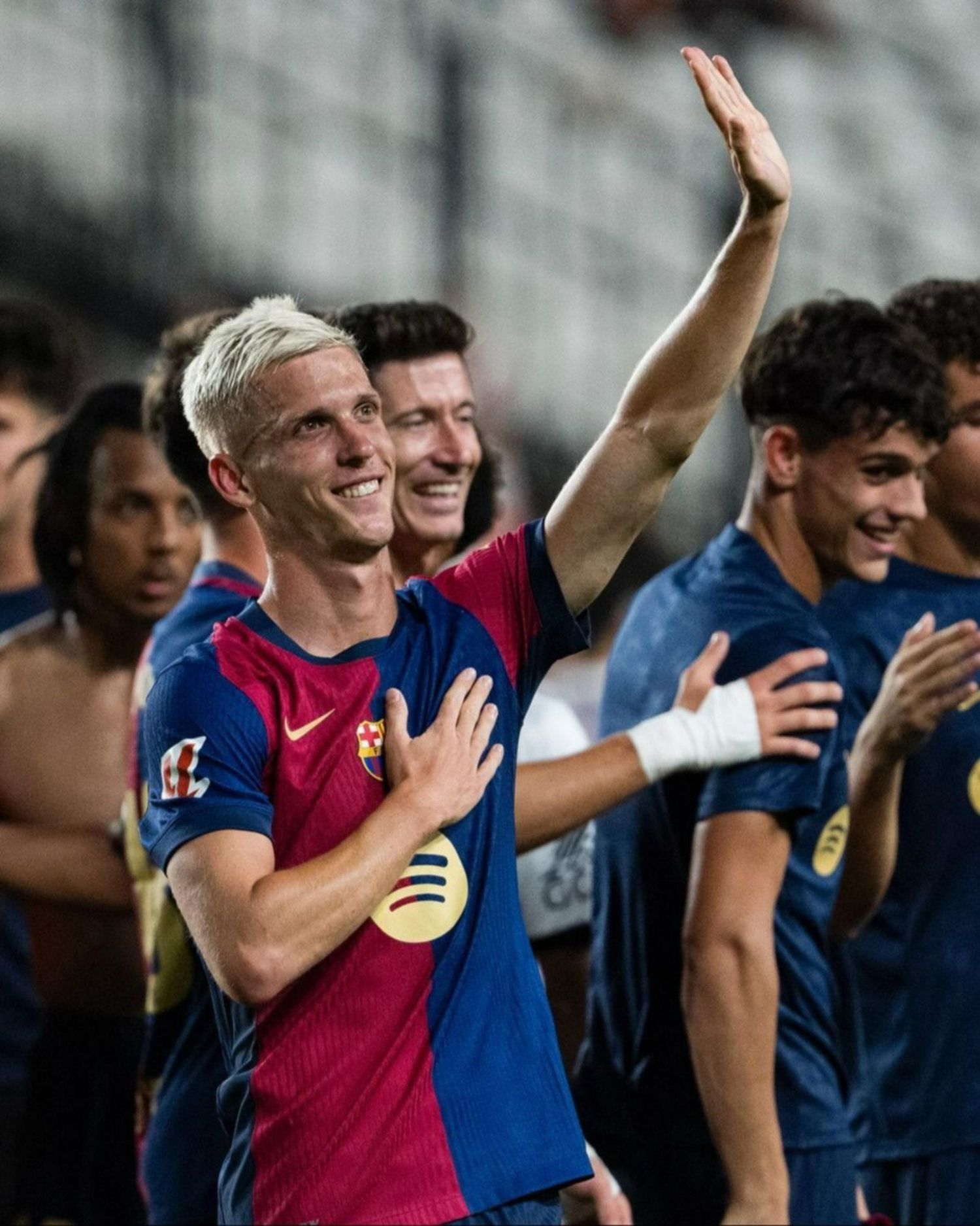 ¡Debut soñado de Dani Olmo con el Barça!