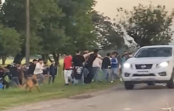 pelea jóvenes ruta 191