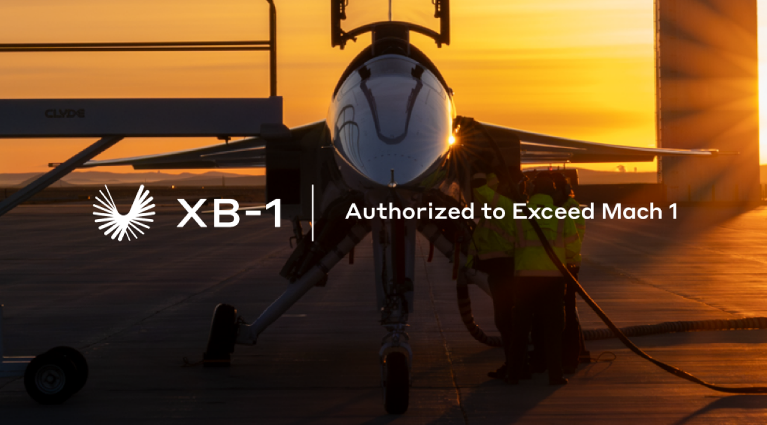 Boom Supersonic’s XB-1 Cleared for Supersonic Test Flights by FAA