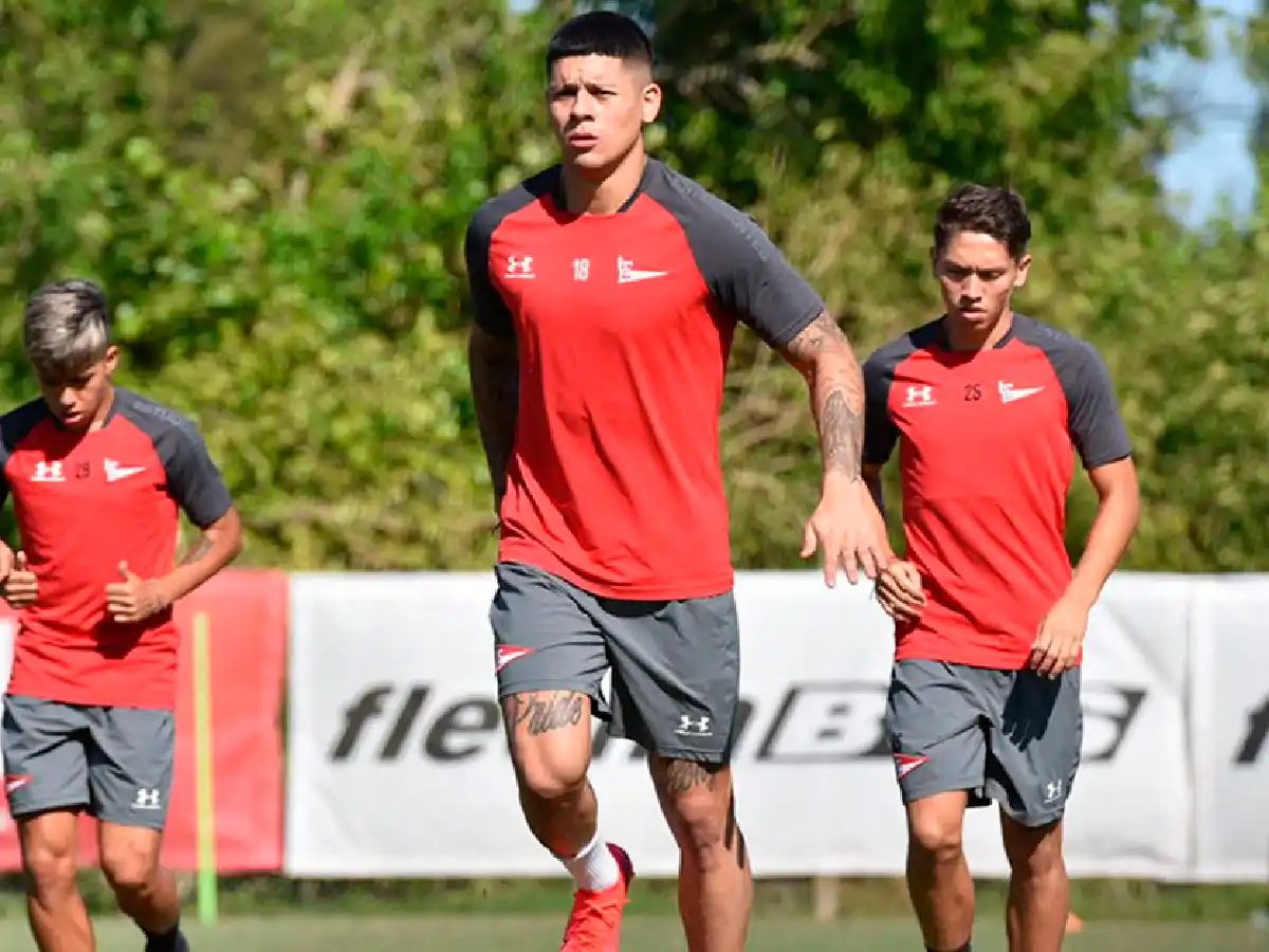 Marcos Rojo es baja en Estudiantes 