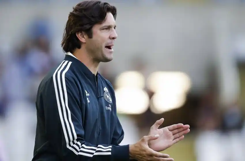 Solari dirigió el primer entrenamiento en el Real Madrid