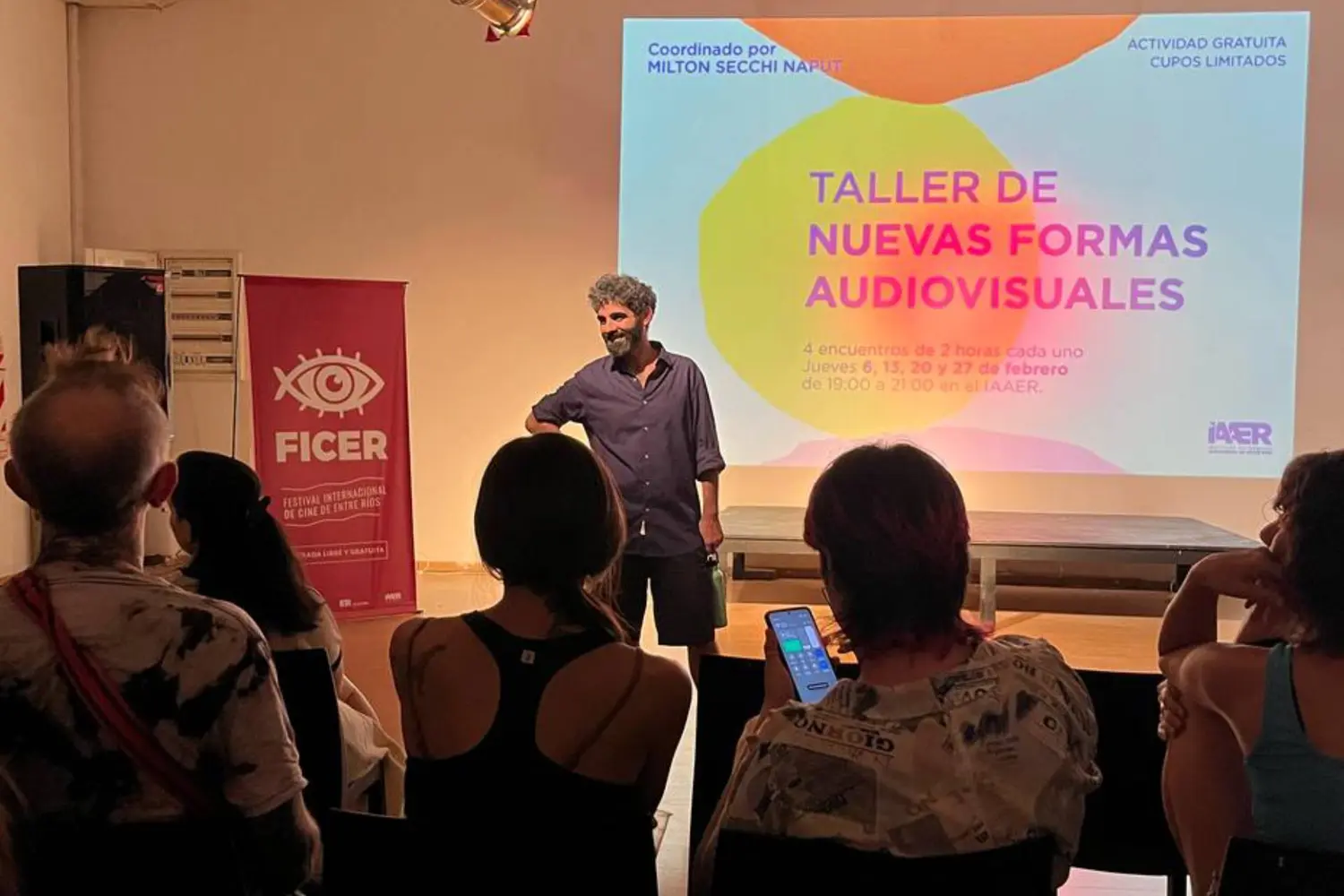 Culminó el taller de nuevas formas audiovisuales en el Iaaer