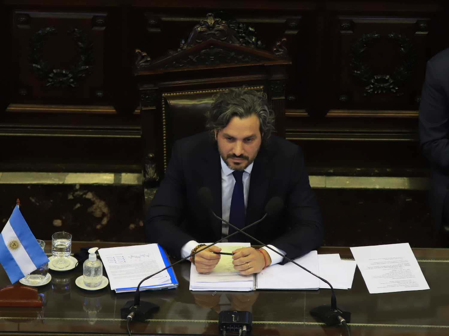 Cafiero criticó a la Justicia y dijo que pone "absolutamente" las manos en el fuego por la inocencia de Cristina Kirchner