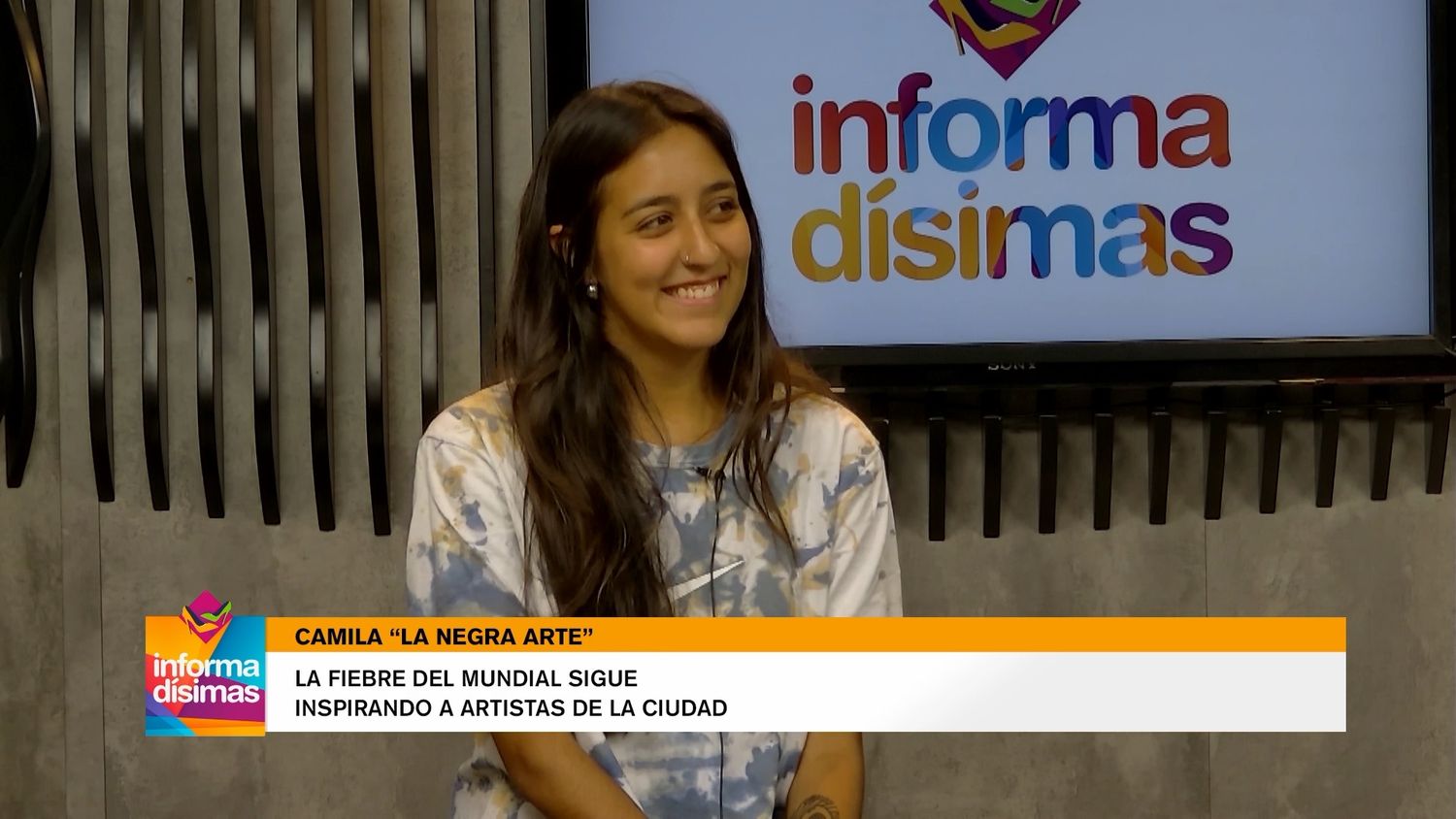 La fiebre del mundial sigue inspirando a artistas de la ciudad