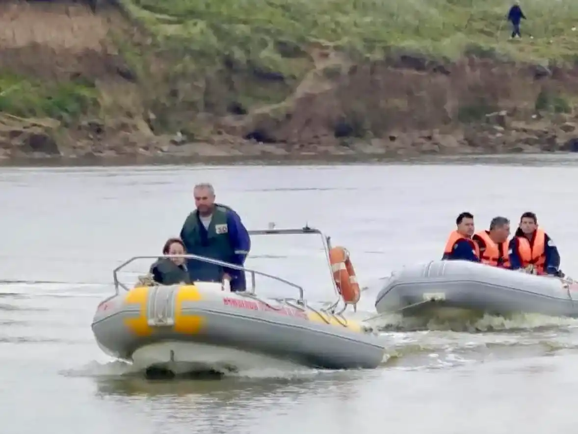 Operativo de rescate en Canal 15, jurisdicción de Castelli