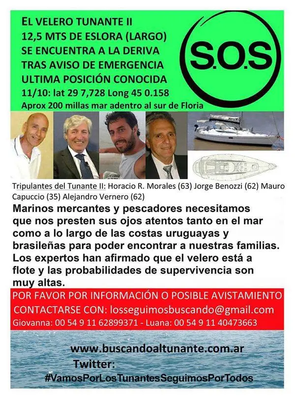 Tunante II: Difunden afiche en Twitter para que los sigan buscando