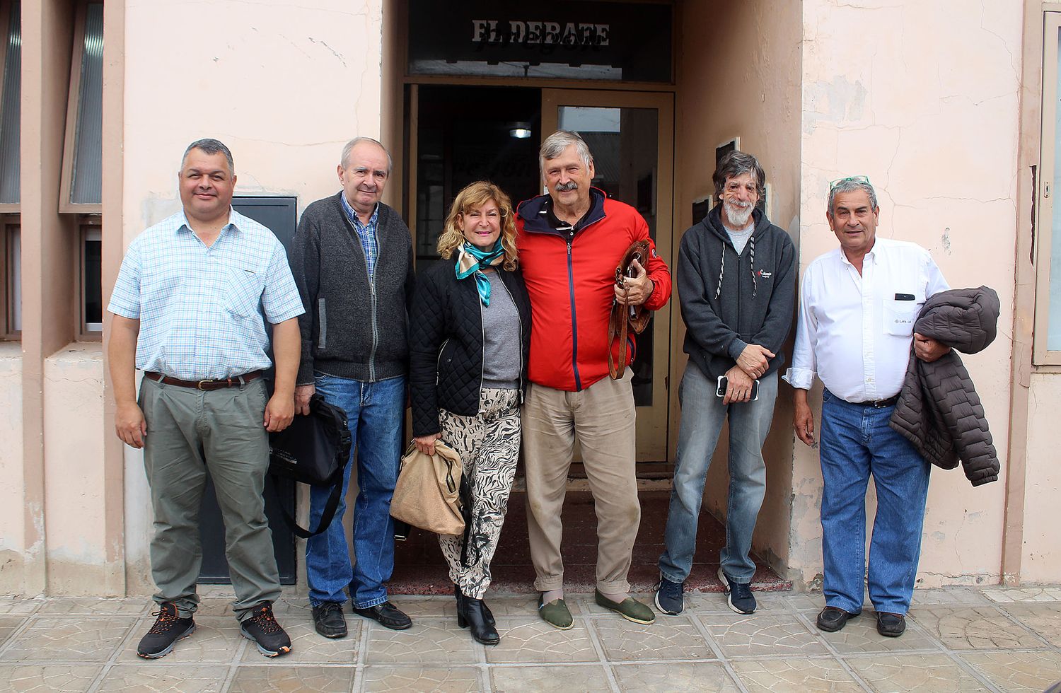 Cristian Vignola, Oscar Bellini, Cristina Arias, Carlos Weber, Juan Carlos Rebossio y Carlos Tarragona.