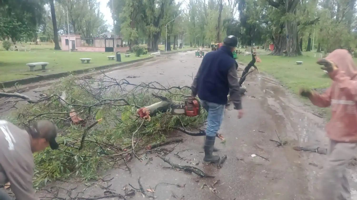 El secretario de Obras Públicas se refirió a las consecuencias de la tormenta