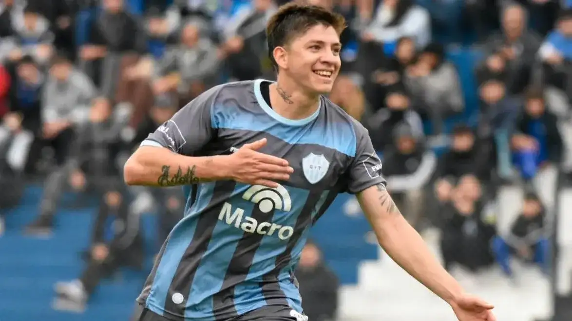 FOTO PRENSA GIMNASIA Y TIRO Gordillo fue autor de los goles de Gimnasia y Tiro.
