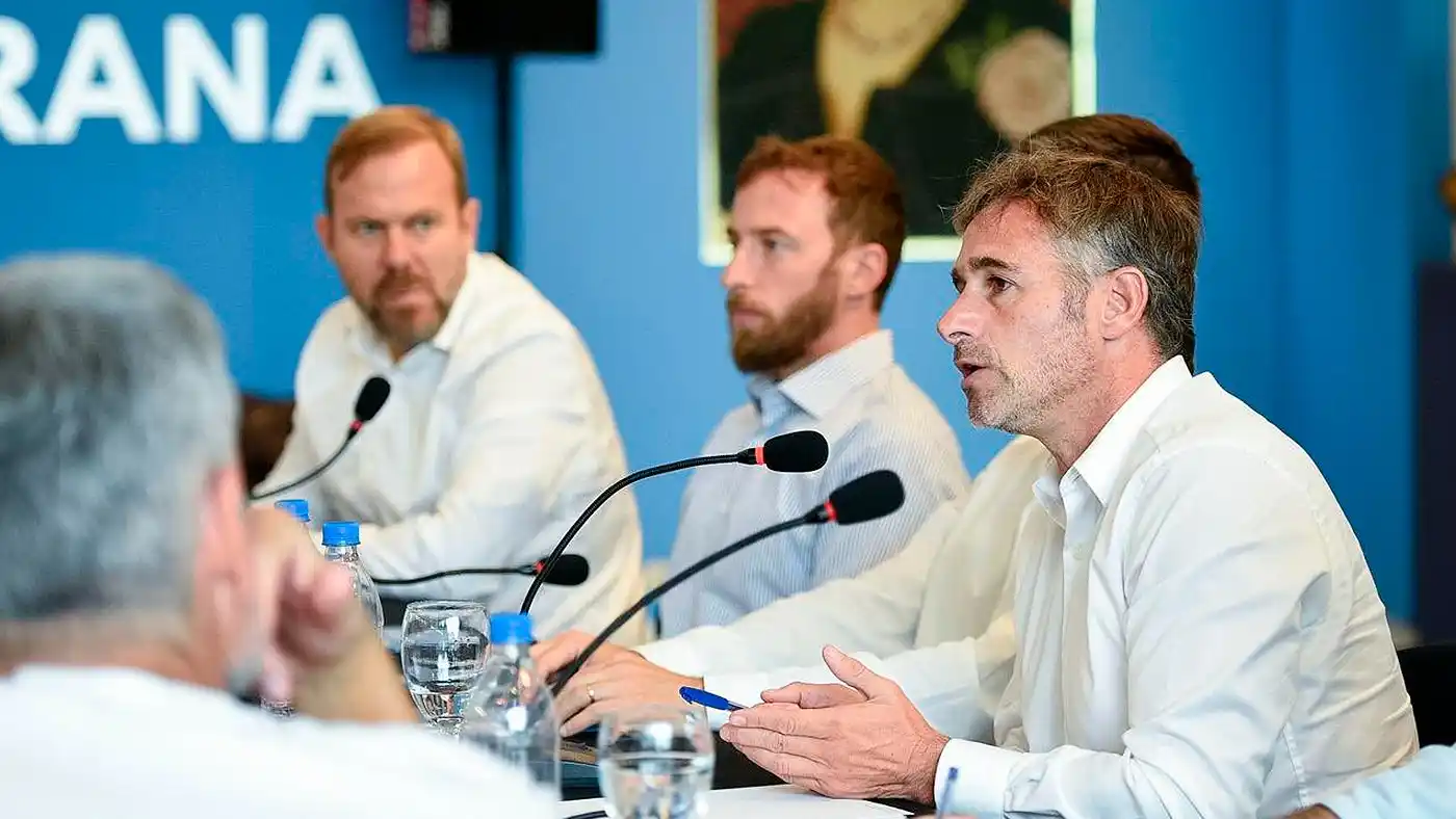 Granados, Otermín y Achával en el encuentro de Santa Fe.