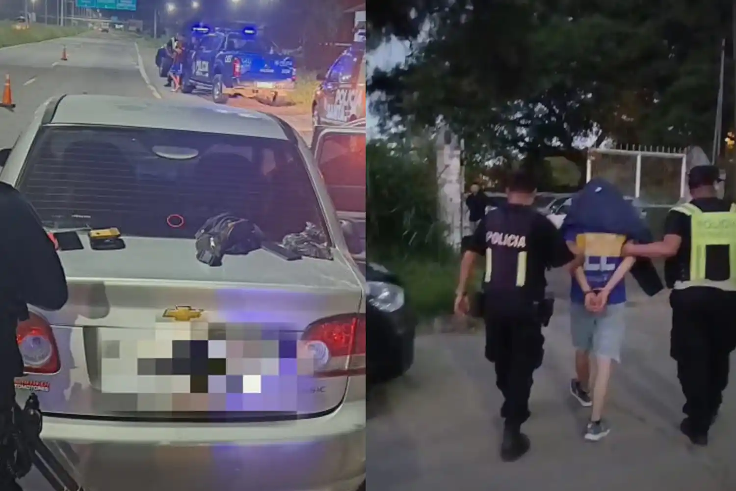 Transportaban cocaína en su auto y los agarraron en un control sobre la Ruta Nacional N.°11