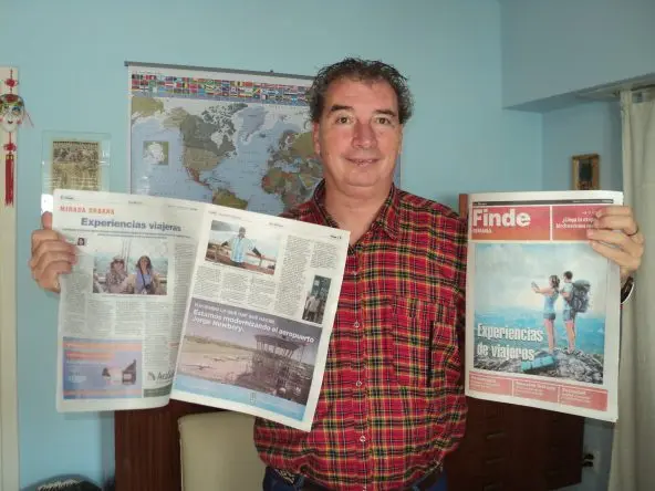 Néstor Procopio presenta tres libros de sus viajes