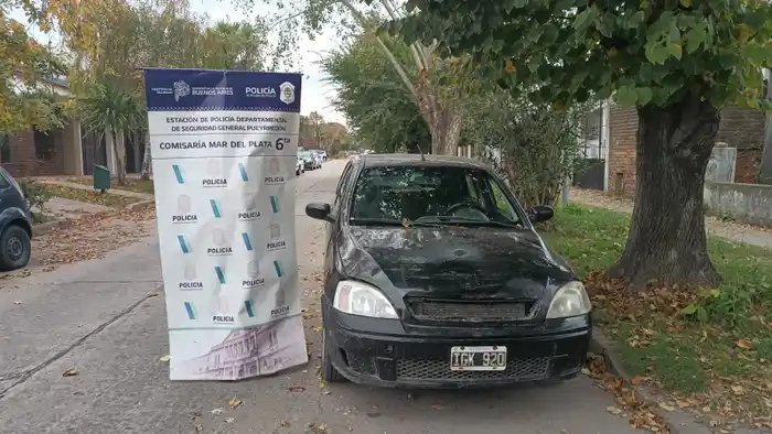 Auto del detenido