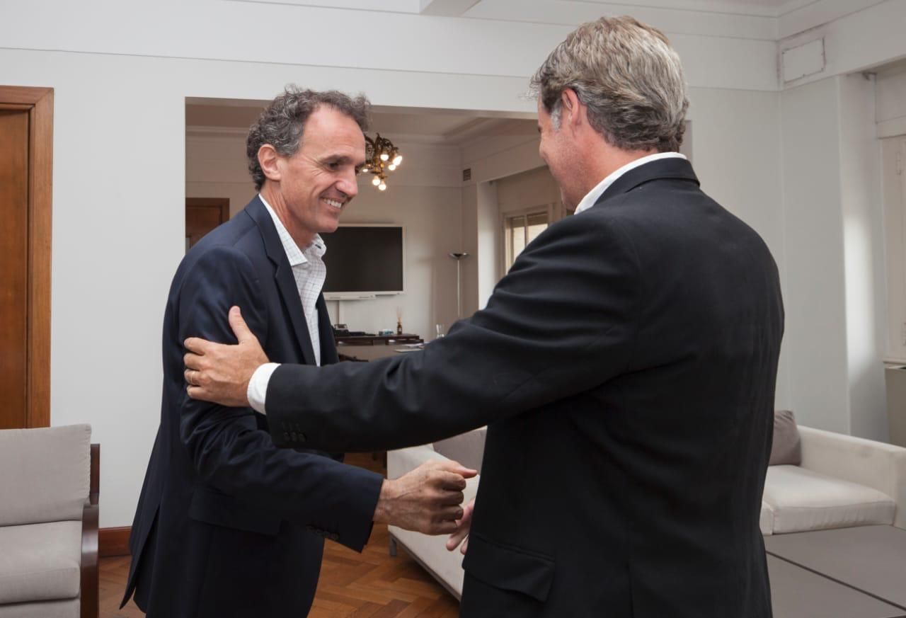 El encuentro del intendente Piaggio con el ministro Katopodis