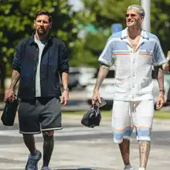Messi y De Paul se sumaron al plantel para los amistosos