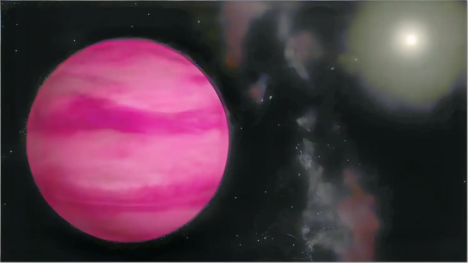 Detectaron posibles nubes de sal en un exoplaneta rosado: lo que significa para el humano - 2