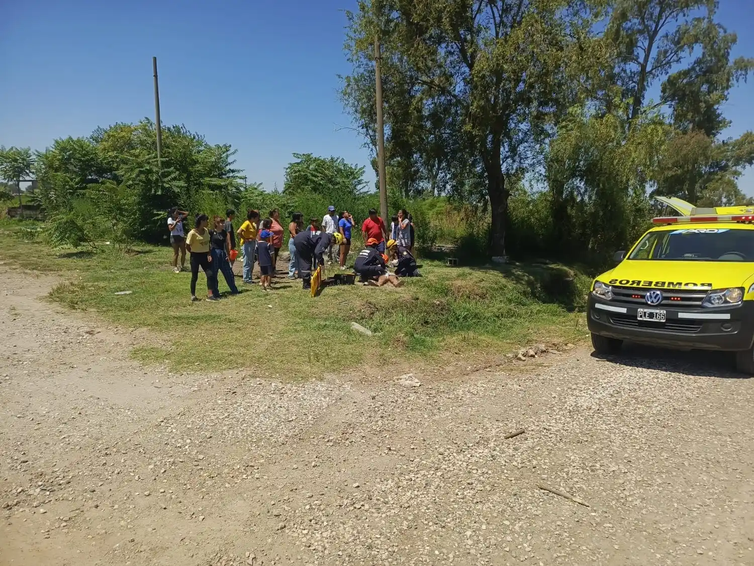 Intervinieron Bomberos, SIES, Policía y personal de Tránsito.