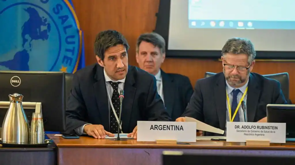 Grasso junto a Rubinstein en Washington presentaron políticas públicas de salud mental 