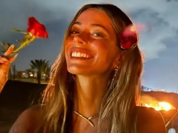 La felicidad de la cantante.