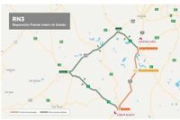 Continúa cerrada al tránsito la Ruta Nacional N°3