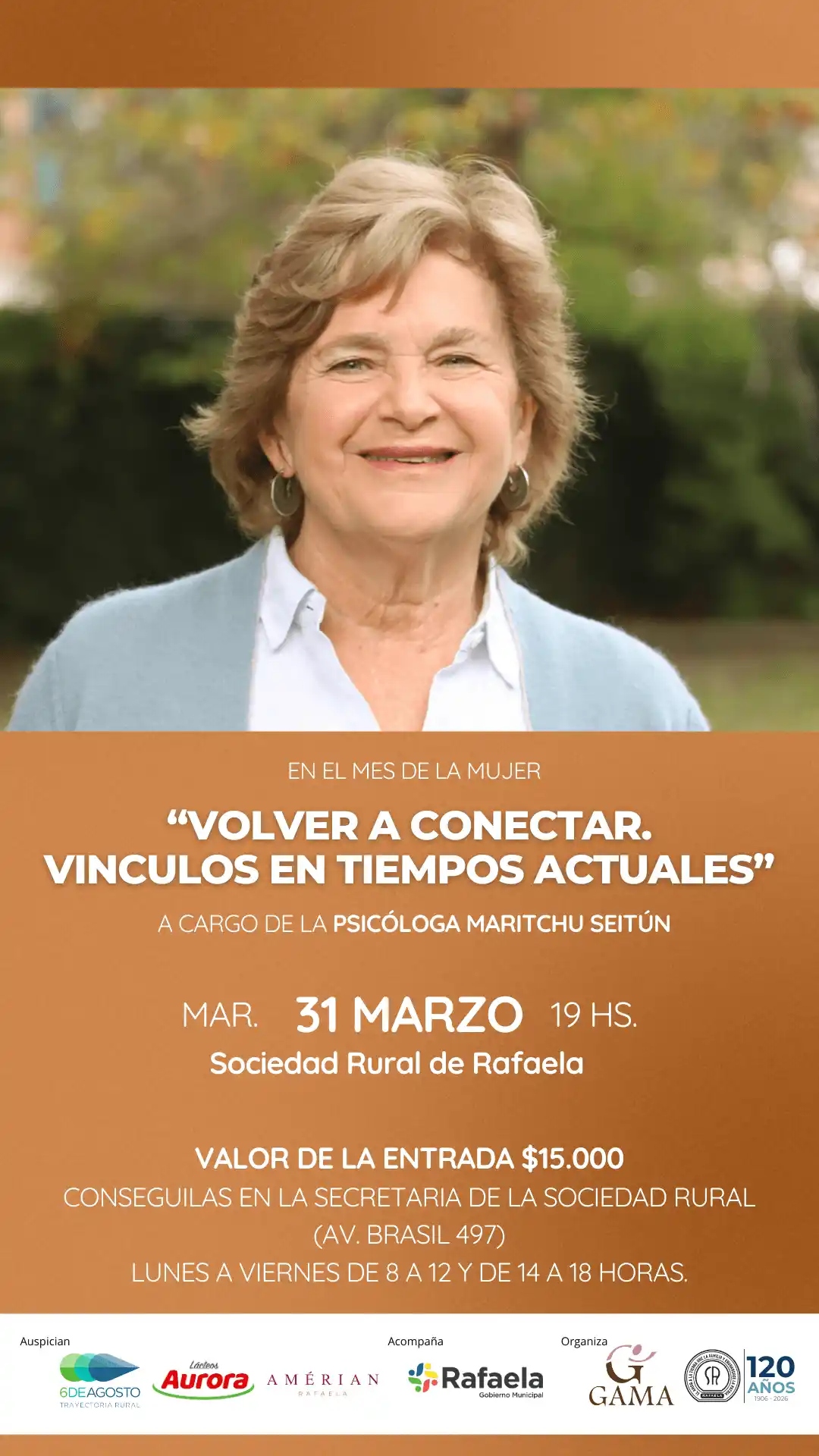 Martichu Seitún disertará en Rafaela - 1