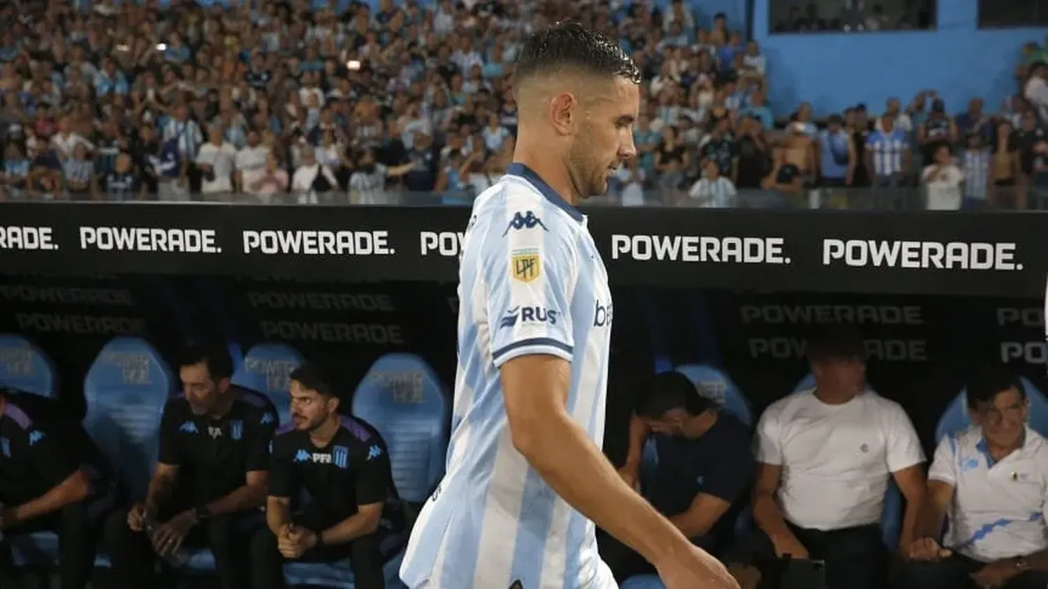 Adrián Martínez, una de las piezas claves en el Racing de Gustavo Costas.