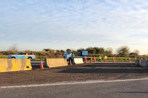 Ruta 9: habilitaron el recorrido hacia Buenos Aires sólo para tránsito liviano