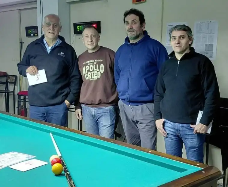 Los semifinalistas del torneo: Oscar Rodriguez, Juan Pablo Demarchi   Julio Soria Bugia  y Gaston Lopez.
