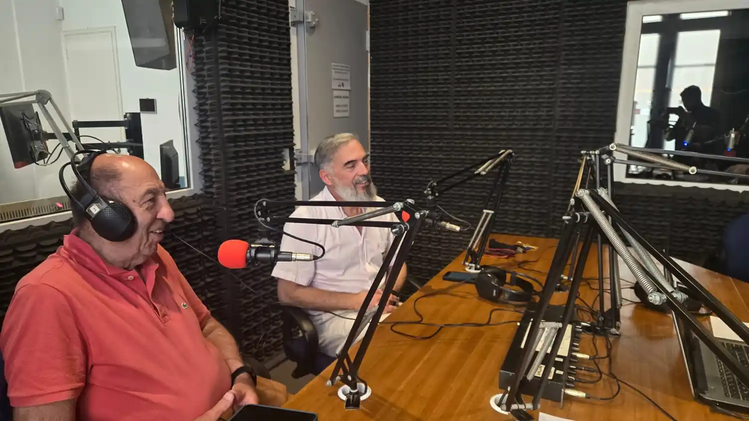 Carlos Caridi y Eduardo Gudiño, ambos referentes del Rotary Club.