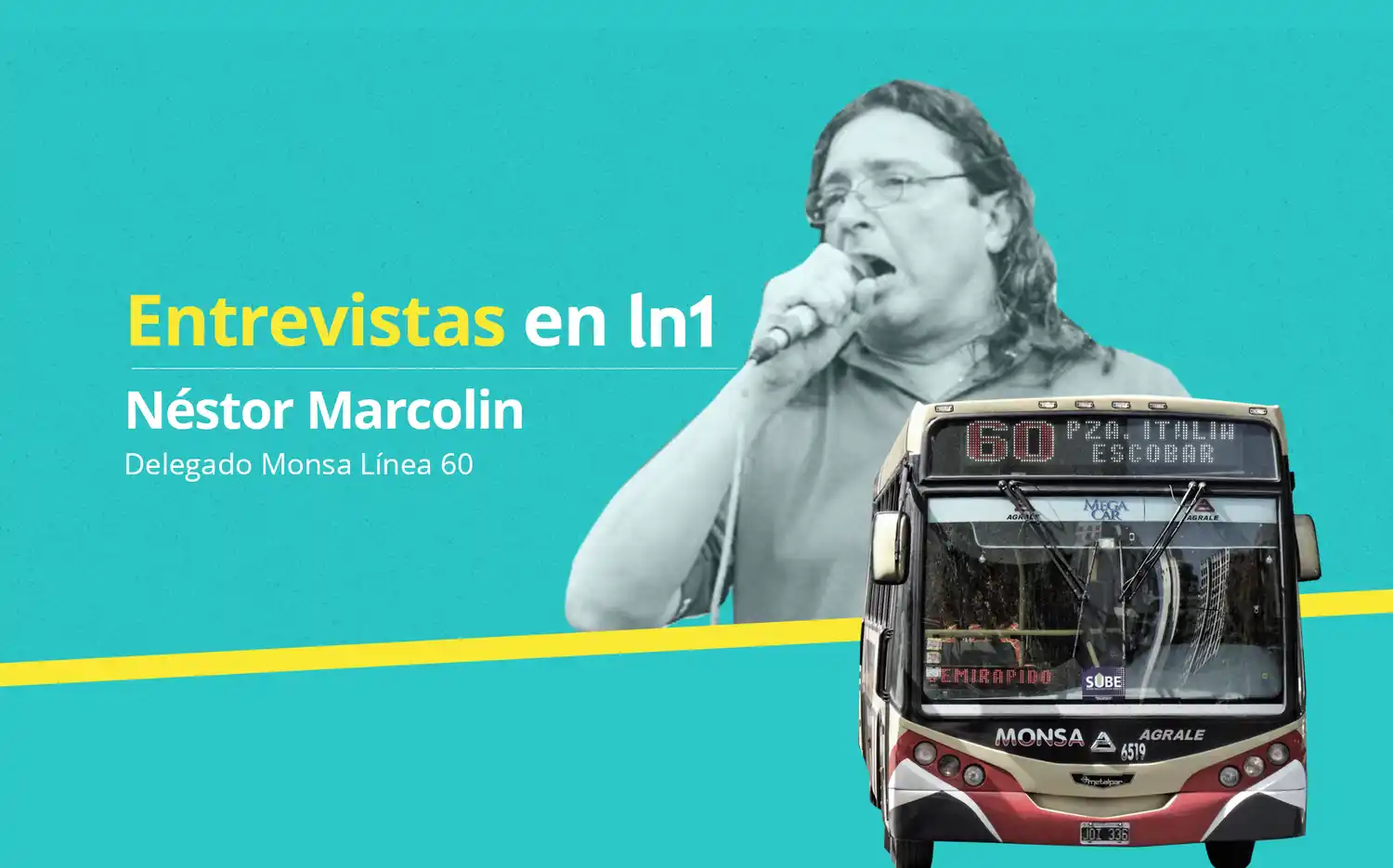 Néstor Marcolín sobre los cambios en la Línea 60: "Si nos perjudican, nos vamos a defender"