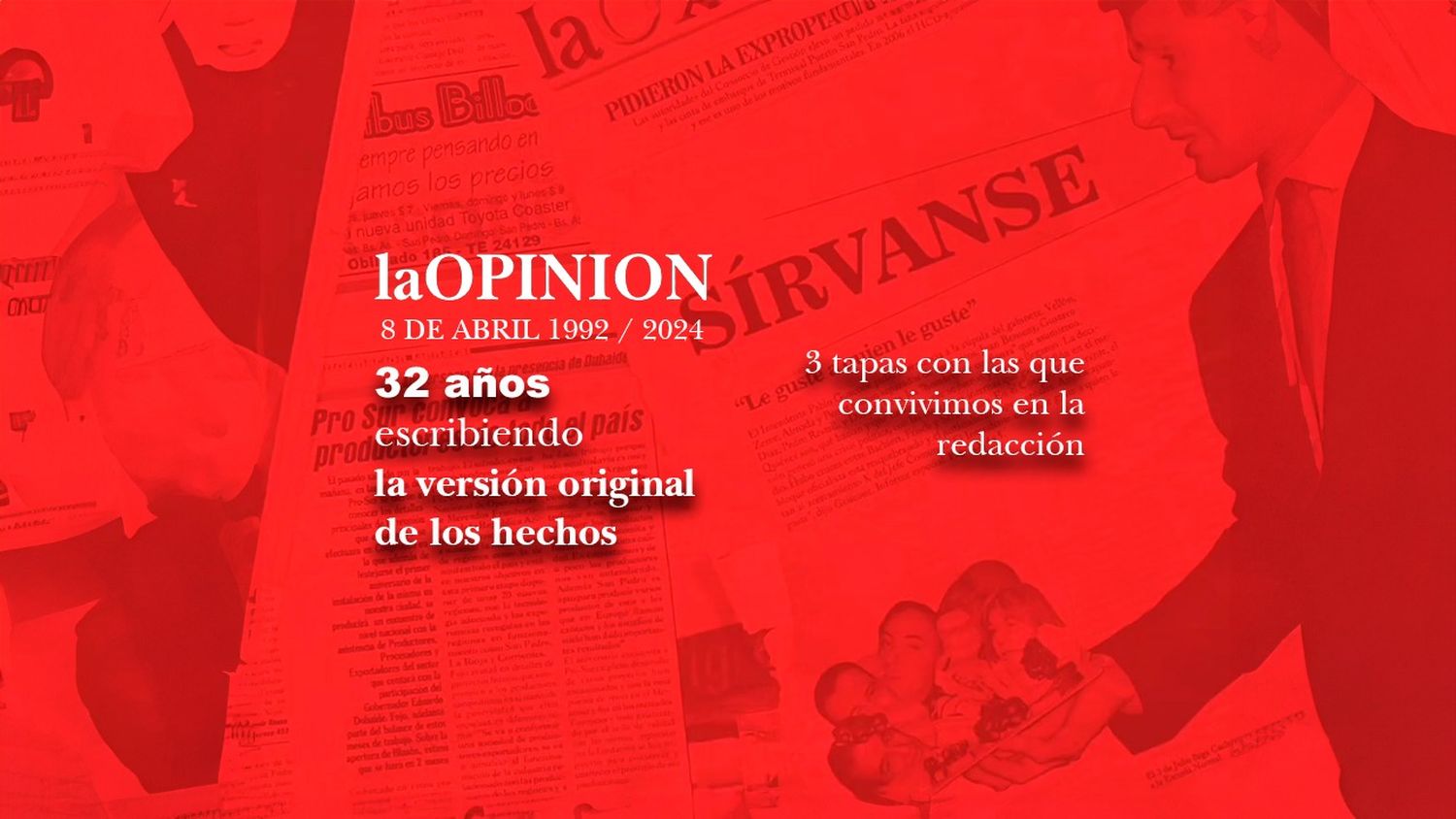 32 años de La Opinión: 3 tapas con las que convivimos en la redacción